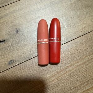 MAC Cosmetics Bold Red and Soft Pink Lipstick Duo